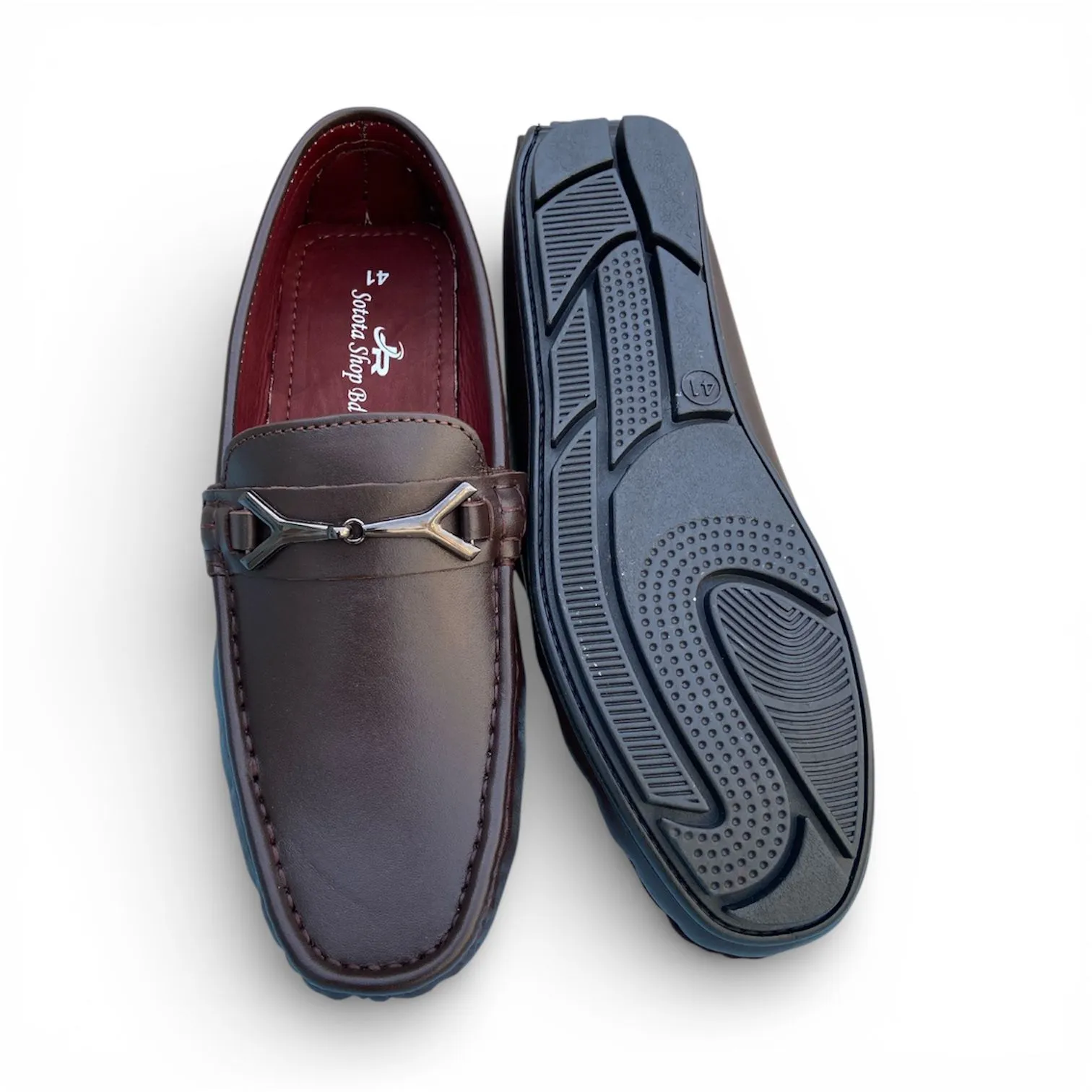 GENUINE LEATHER LOAFER (CHOCOLATE) - Image 2