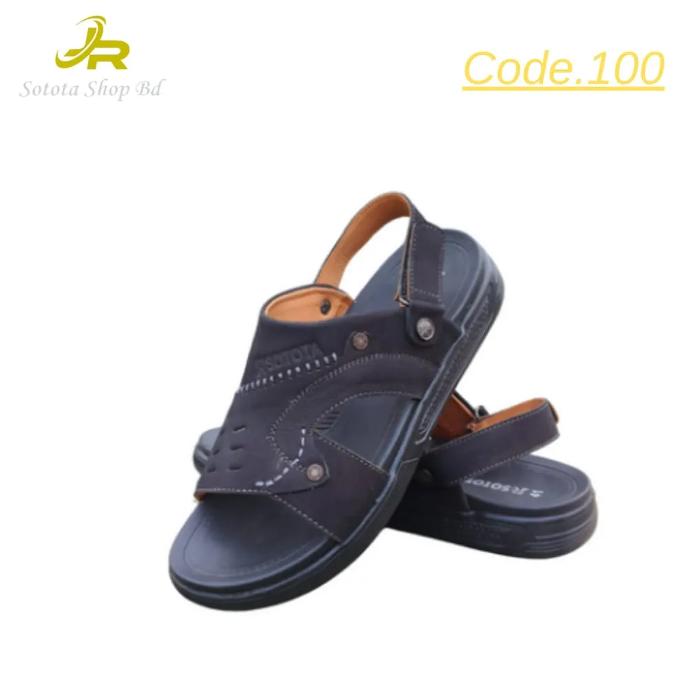SACCHI SANDAL (BLACK-100)