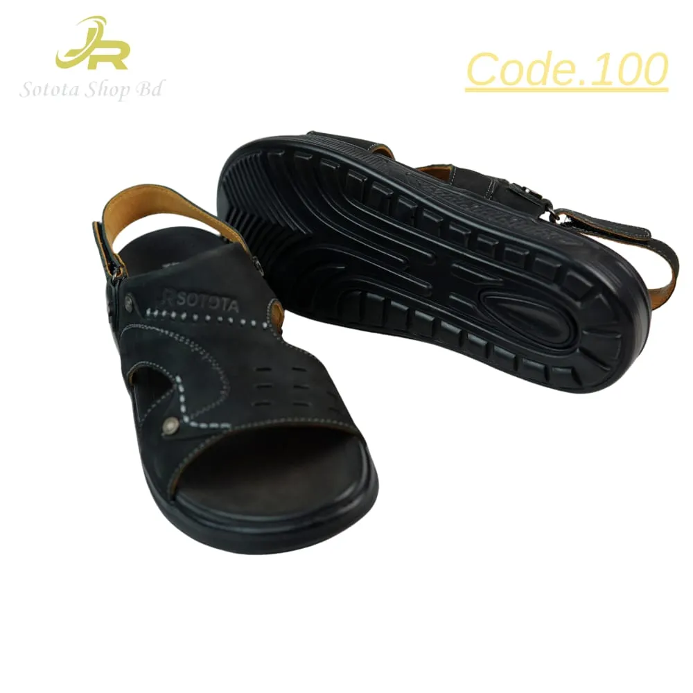 SACCHI SANDAL (BLACK-100) - Image 2