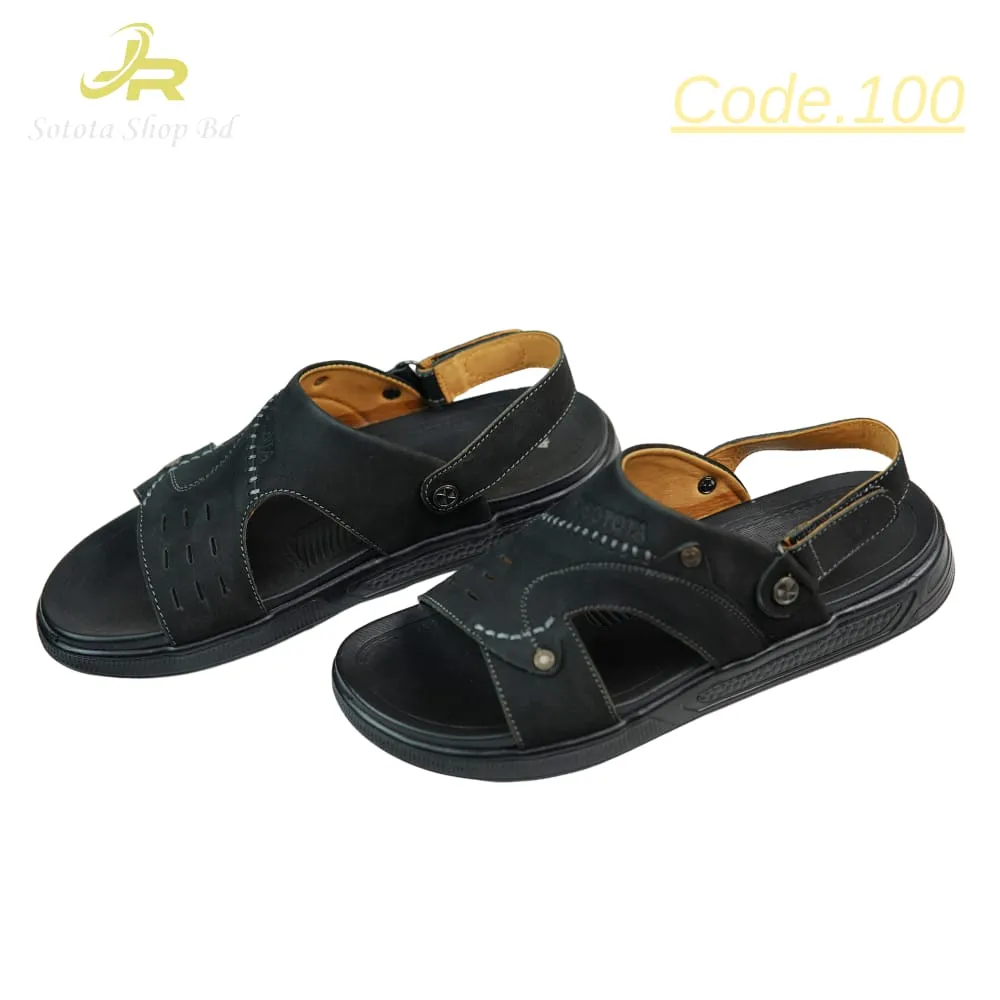 SACCHI SANDAL (BLACK-100) - Image 3