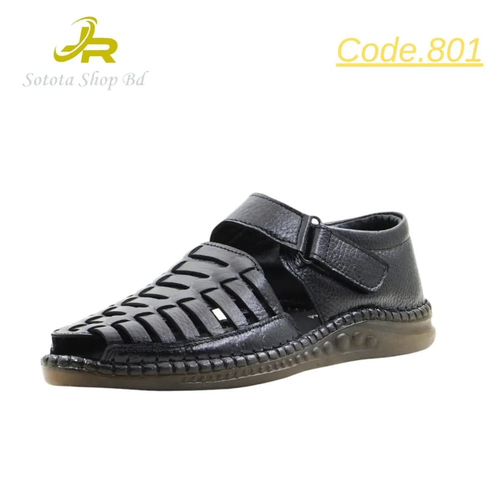 SACCHI CASUAL SANDAL (BLACK-801) - Image 4